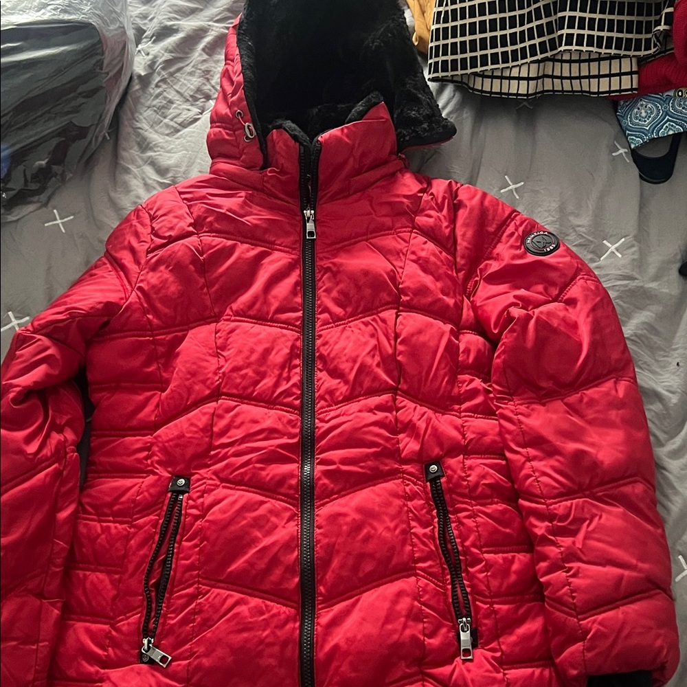 Nautica Red Water-Resistant Jacket
